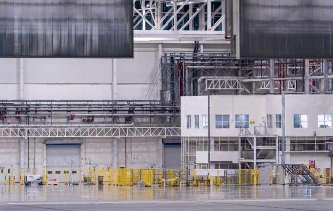 Modern manufacturing facility