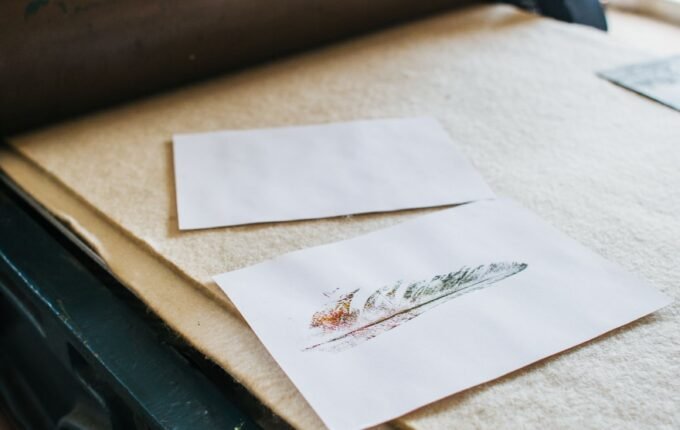 Modern printing workshop