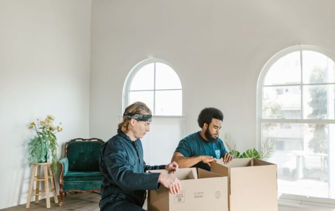Cardboard packaging operation