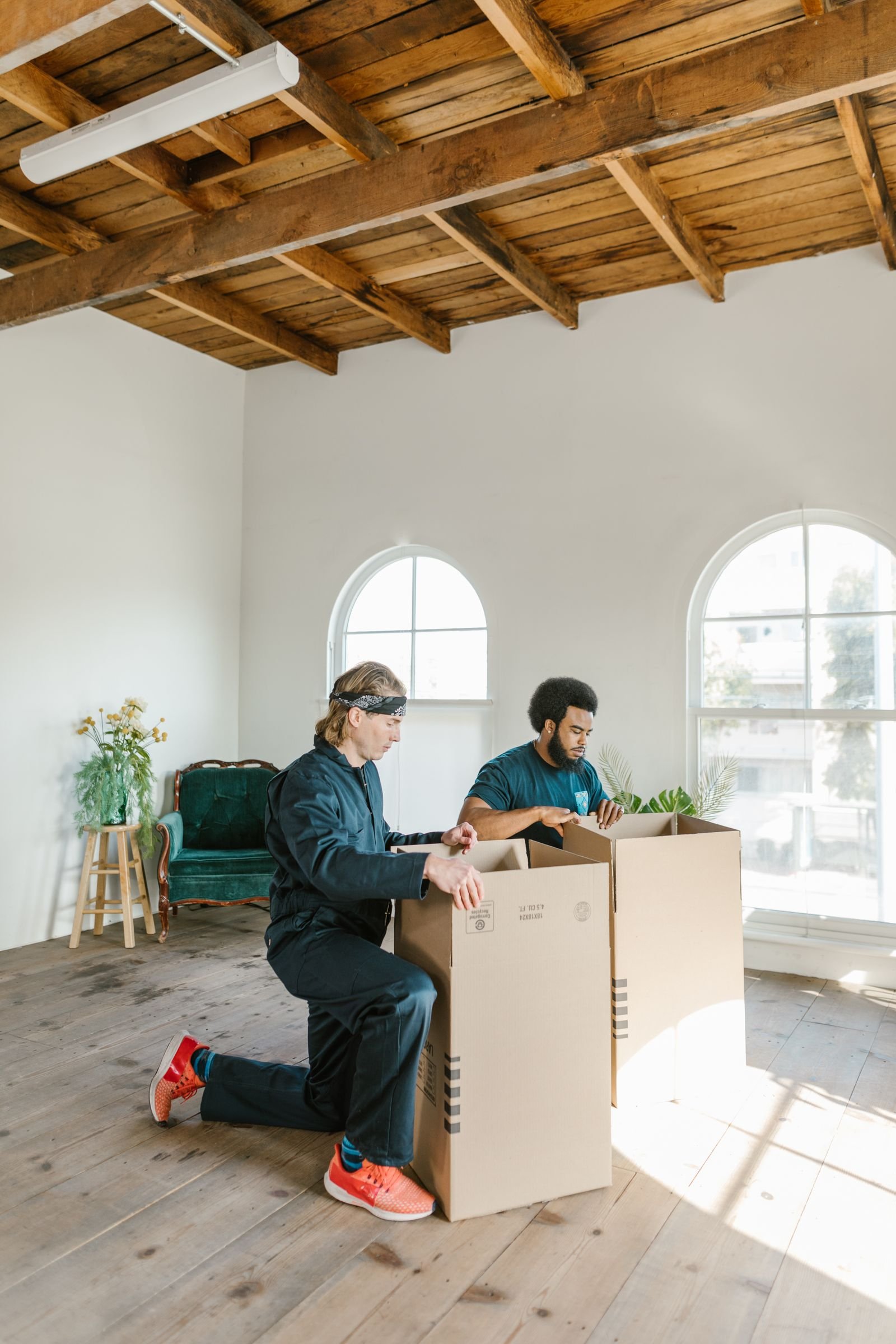Cardboard packaging operation